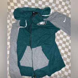 Nike Green and Gray Women's Jacket